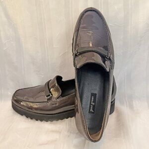 Paul Green Women's Patent Leather Lug Sole Loafers Size 7